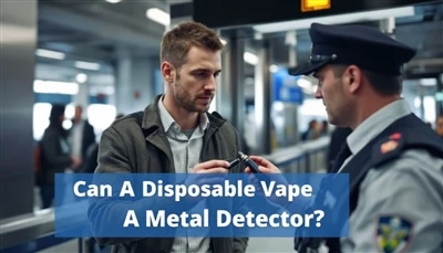 Può uno svapo usa e getta innescare un rilevatore metallico?