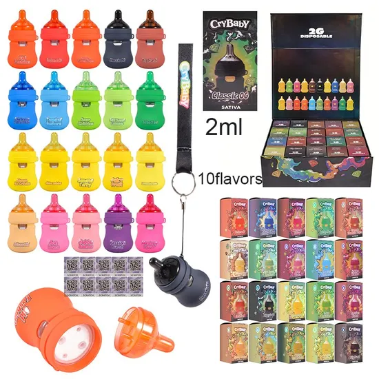 Vape a forma di biberon monouso Crybaby vuoto da 2 g