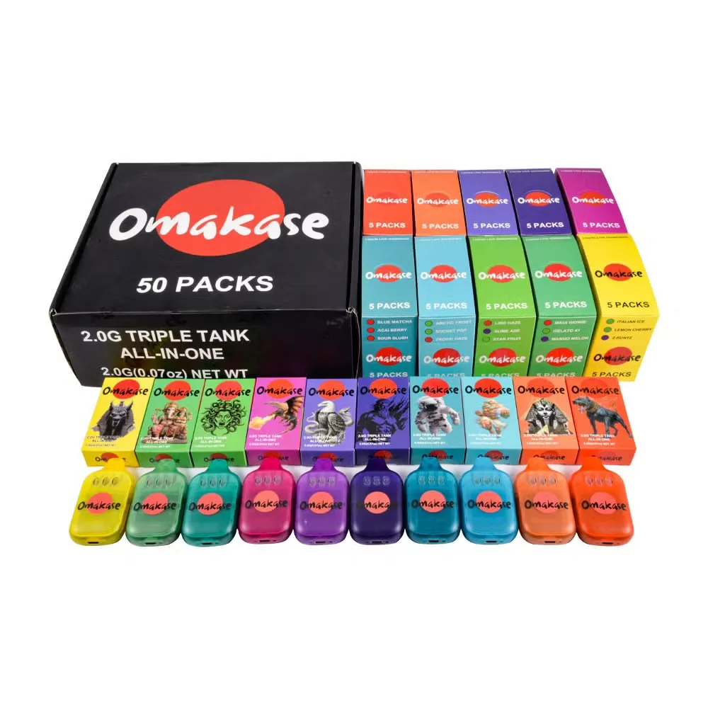 Omakase vuoto 2g con penna Vape monouso per schermo