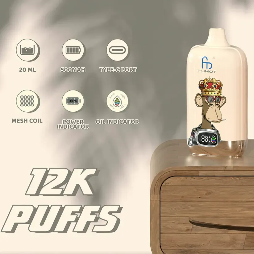 Fumot Digital Box 12000 Puff Vape usa e getta