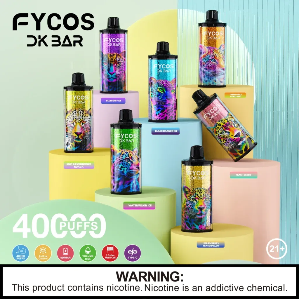 Fycos 40000 40K Puffs Crystal Vape DK Bar monouso all'ingrosso