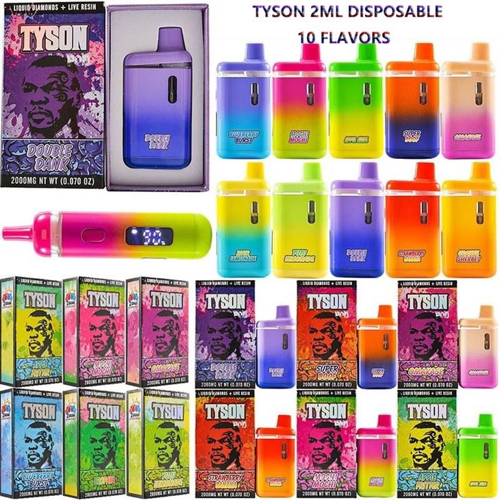 Tyson Pod Empty 2g With Digital Screen Disposables