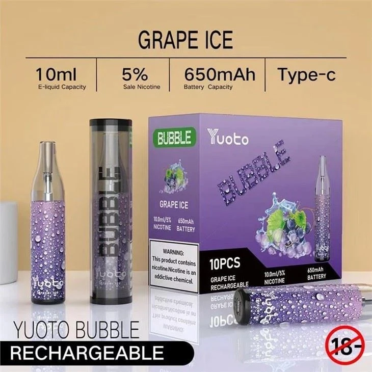 Yuoto Bubbles Recharge Mesh Vape suppliers