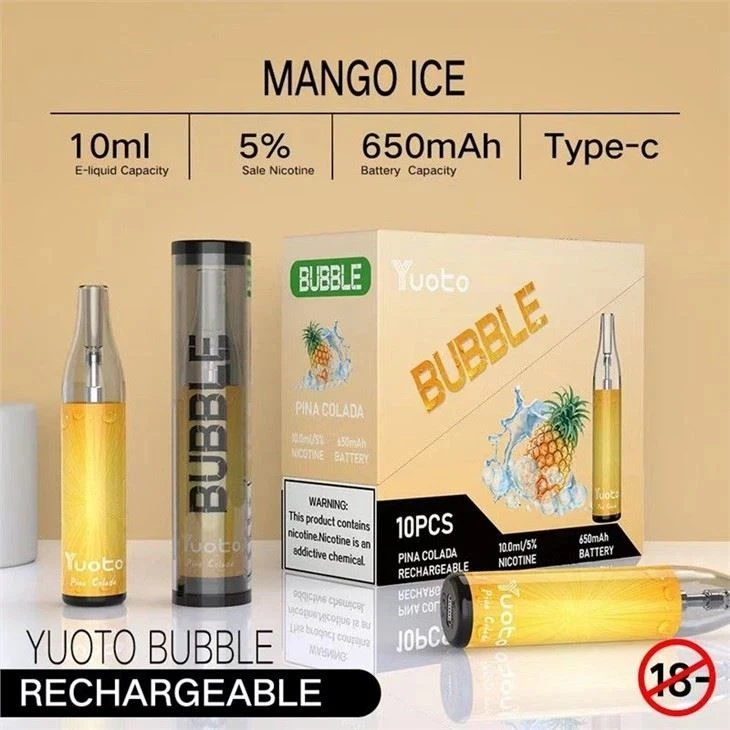 Yuoto Bubbles Recharge Mesh Vape factory